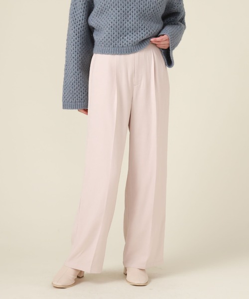 archives（アルシーヴ）の「ベルト付きワイドパンツ（スラックス・レディース・ダークブラウン/ブラック/アイボリー・MEDIUM）」の7枚目の写真