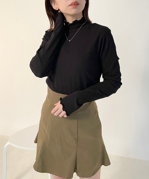 セール】シアーテレコハイネックカットソー 171523（Tシャツ