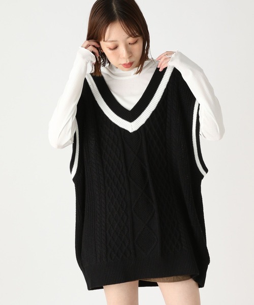 Heather(ヘザー)の「シアーテレコハイネックカットソー 171523(Tシャツ/カットソー・レディース・ベージュ/オフホワイト/ブラック・FREE)」の21枚目の写真