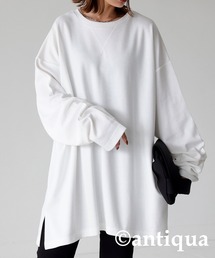 antiqua（アンティカ）の「ポンチトップス（Tシャツ/カットソー）」