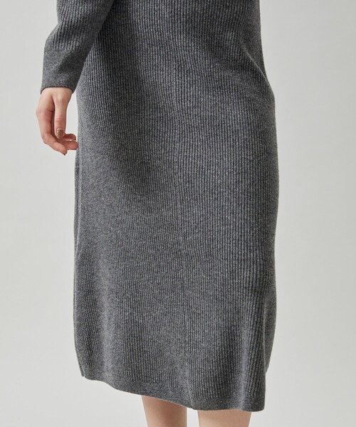 TAN(タン)の「【TAN(タン)】ドッグレッグワンピース(ワンピース・レディース・グレー/アイボリー/ブラック・FREE)」の15枚目の写真