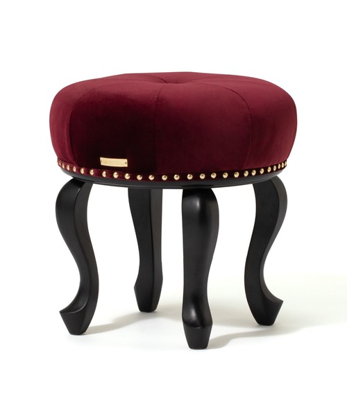 Francfranc ANNA SUI コラボ　オットマン　ダークレッド フランフラン アナスイ コラボ 1人 ソファ 1S ダークレッド