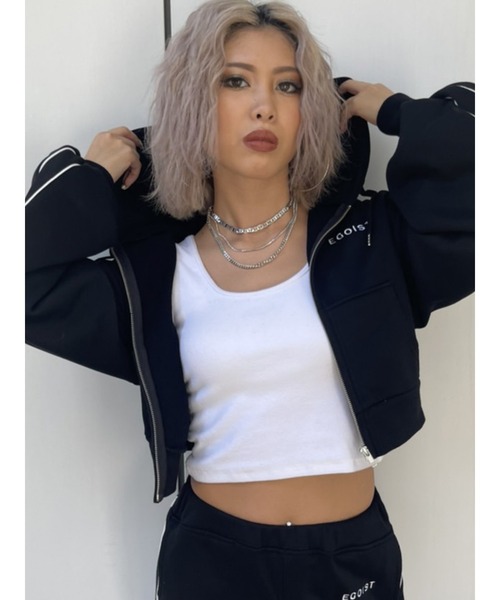 EGOIST（エゴイスト）の「ラインストーン3連ネックレス（ネックレス・レディース・ゴールド/シルバー・FREE）」の5枚目の写真