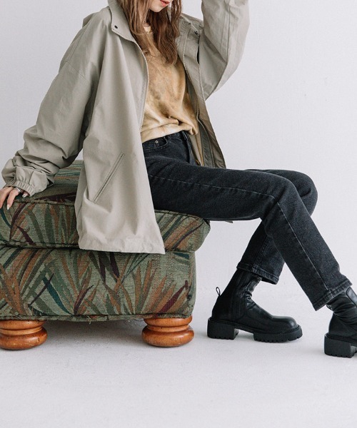 Flugge（フラッジー）の「peet up denim/ピートアップデニム（デニムパンツ・レディース・ブルー系/ブラック・SMALL/MEDIUM）」の6枚目の写真