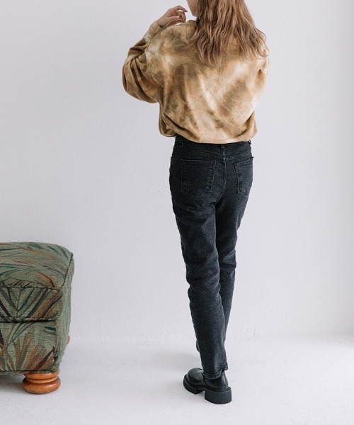 Flugge（フラッジー）の「peet up denim/ピートアップデニム（デニムパンツ・レディース・ブルー系/ブラック・SMALL/MEDIUM）」の5枚目の写真