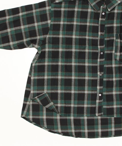 sandy（サンディー）の「【sandy】レギュラーカラーBIGポケットシャツ（シャツ/ブラウス・レディース・ブラック系その他/グレー系その他/ブラック系その他2/グリーン系その他・FREE）」の5枚目の写真