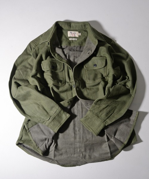 SILVER BULLET(シルバーバレット)の「『ALCARZA/アルカーザ』長袖ヘヴィネルシャツ(シャツ/ブラウス・メンズ・グレー/サックスブルー/ブラック/ネイビー/ピンク/アイボリー/カーキ・L/XL/M)」の18枚目の写真