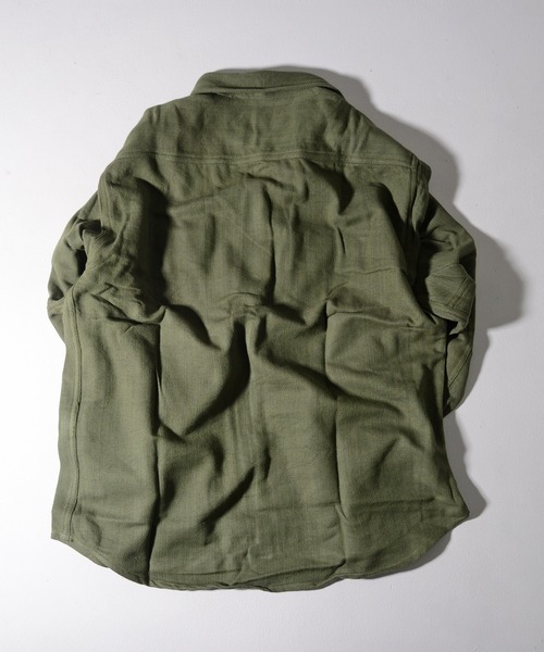 SILVER BULLET(シルバーバレット)の「『ALCARZA/アルカーザ』長袖ヘヴィネルシャツ(シャツ/ブラウス・メンズ・グレー/サックスブルー/ブラック/ネイビー/ピンク/アイボリー/カーキ・L/XL/M)」の19枚目の写真