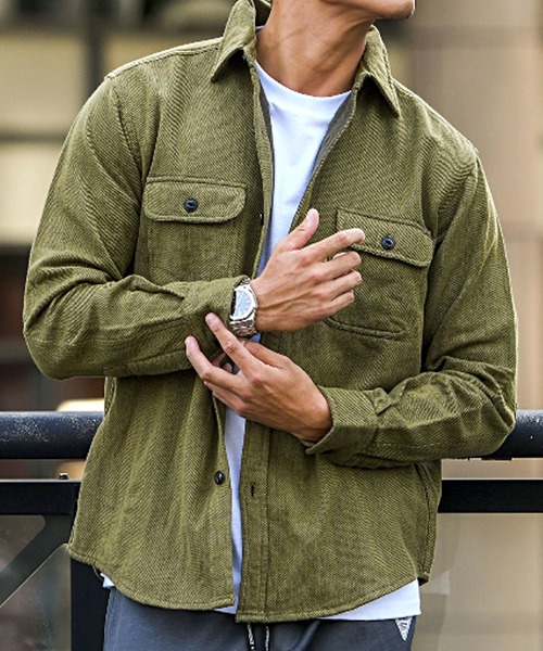 SILVER BULLET(シルバーバレット)の「『ALCARZA/アルカーザ』長袖ヘヴィネルシャツ(シャツ/ブラウス・メンズ・グレー/サックスブルー/ブラック/ネイビー/ピンク/アイボリー/カーキ・L/XL/M)」の20枚目の写真