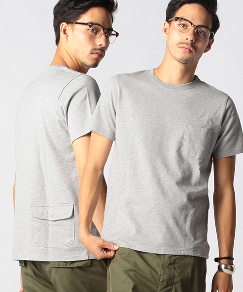 BEAMS(ビームス)の「BEAMS / ポケット付き ヘビーウェイトTシャツ(Tシャツ/カットソー・メンズ・ネイビー/ブラック/ライトグレー/ホワイト・LARGE/MEDIUM/SMALL/X-LARGE)」の3枚目の写真