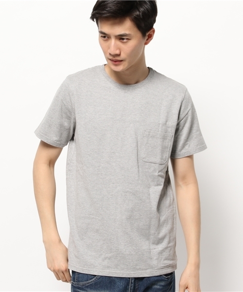 BEAMS(ビームス)の「BEAMS / ポケット付き ヘビーウェイトTシャツ(Tシャツ/カットソー・メンズ・ネイビー/ブラック/ライトグレー/ホワイト・LARGE/MEDIUM/SMALL/X-LARGE)」の21枚目の写真