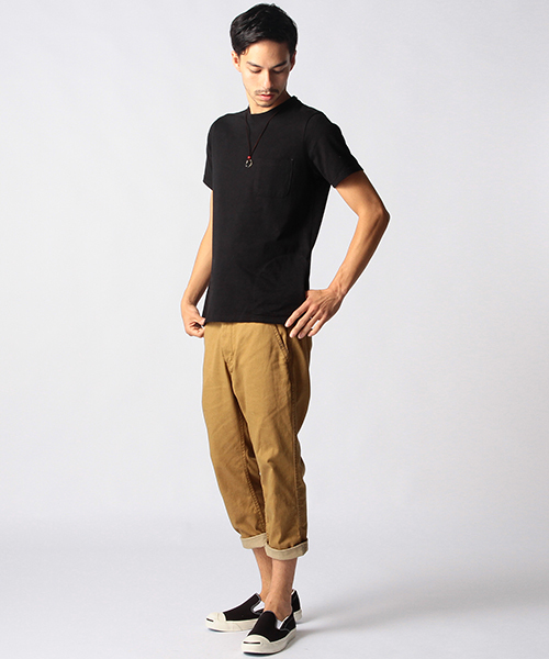 BEAMS(ビームス)の「BEAMS / ポケット付き ヘビーウェイトTシャツ(Tシャツ/カットソー・メンズ・ネイビー/ブラック/ライトグレー/ホワイト・LARGE/MEDIUM/SMALL/X-LARGE)」の18枚目の写真