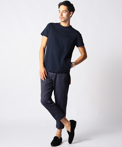 BEAMS(ビームス)の「BEAMS / ポケット付き ヘビーウェイトTシャツ(Tシャツ/カットソー・メンズ・ネイビー/ブラック/ライトグレー/ホワイト・LARGE/MEDIUM/SMALL/X-LARGE)」の19枚目の写真