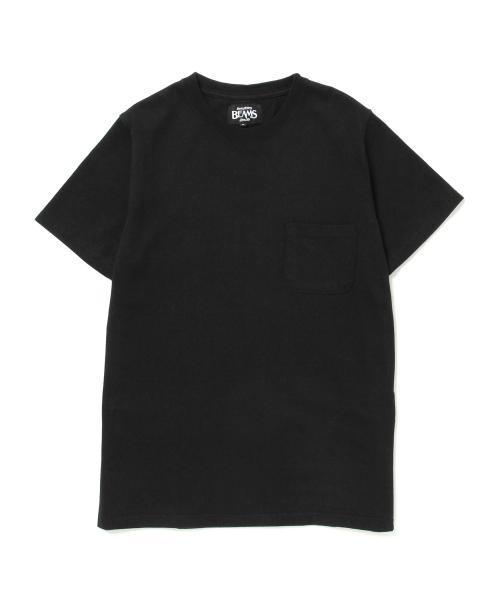 BEAMS(ビームス)の「BEAMS / ポケット付き ヘビーウェイトTシャツ(Tシャツ/カットソー・メンズ・ネイビー/ブラック/ライトグレー/ホワイト・LARGE/MEDIUM/SMALL/X-LARGE)」の7枚目の写真