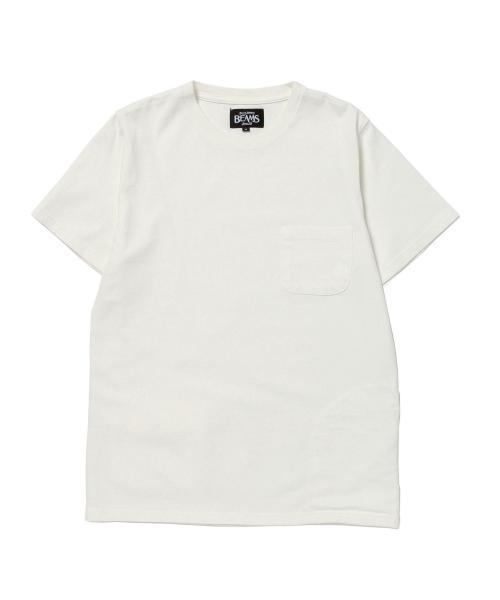 BEAMS(ビームス)の「BEAMS / ポケット付き ヘビーウェイトTシャツ(Tシャツ/カットソー・メンズ・ネイビー/ブラック/ライトグレー/ホワイト・LARGE/MEDIUM/SMALL/X-LARGE)」の8枚目の写真