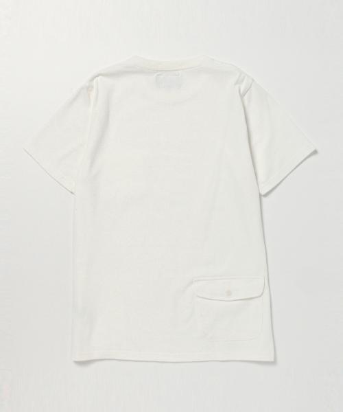 BEAMS(ビームス)の「BEAMS / ポケット付き ヘビーウェイトTシャツ(Tシャツ/カットソー・メンズ・ネイビー/ブラック/ライトグレー/ホワイト・LARGE/MEDIUM/SMALL/X-LARGE)」の12枚目の写真