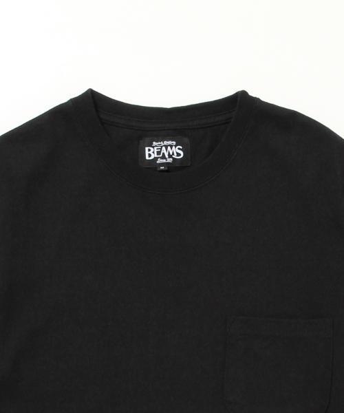 BEAMS(ビームス)の「BEAMS / ポケット付き ヘビーウェイトTシャツ(Tシャツ/カットソー・メンズ・ネイビー/ブラック/ライトグレー/ホワイト・LARGE/MEDIUM/SMALL/X-LARGE)」の22枚目の写真
