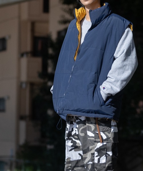 【i】リバーシブル 中綿入りビッグベスト（ダウンベスト）｜JOHN'S CLOSET（ジョンズクローゼット）