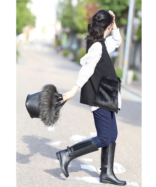 cawaii（カワイイ）の「重ね着革命 大人にベストなファーニット