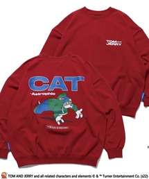 Tom＆Jerry（トムアンドジェリー）の「【SEQUENZ】TOM&JERRY 90's STYLE CREW NECK SWEAT / トムとジェリー バックプリント ストリート クルーネック スウェット（スウェット・メンズ）」