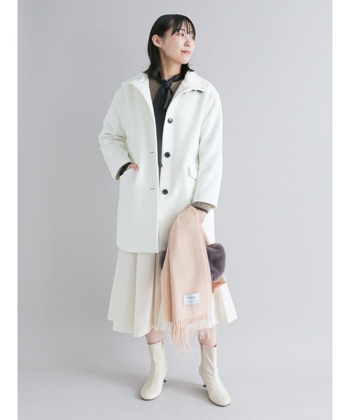 Te chichi CLASSIC(テチチクラシック)の「スカラップレースボウタイブラウス(シャツ/ブラウス・レディース・ブラック/オフホワイト/グリーン・フリ-)」の10枚目の写真