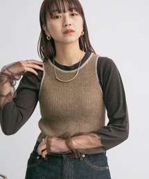 KBF | ガラススリーブニット(ニット/セーター)