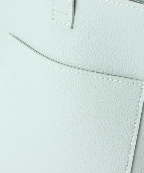 grove（グローブ）の「◆ヒネリサイドノットミニショルダー（ショルダーバッグ・レディース・ライトグリーン/ライトグレー/ブラック/オフホワイト・00）」の14枚目の写真