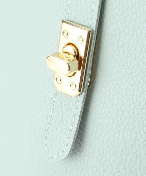 grove（グローブ）の「◆ヒネリサイドノットミニショルダー（ショルダーバッグ・レディース・ライトグリーン/ライトグレー/ブラック/オフホワイト・00）」の15枚目の写真