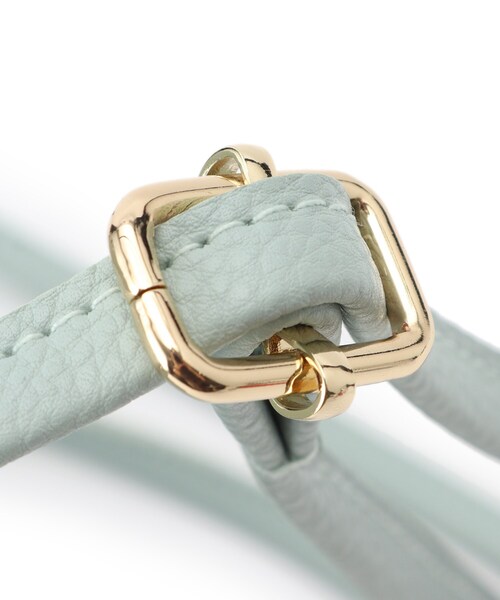 grove（グローブ）の「◆ヒネリサイドノットミニショルダー（ショルダーバッグ・レディース・ライトグリーン/ライトグレー/ブラック/オフホワイト・00）」の17枚目の写真