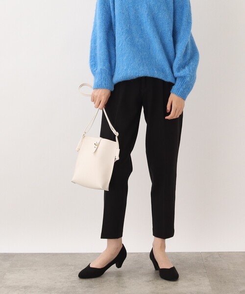 grove（グローブ）の「◆ヒネリサイドノットミニショルダー（ショルダーバッグ・レディース・ライトグリーン/ライトグレー/ブラック/オフホワイト・00）」の22枚目の写真