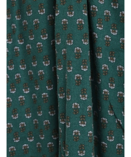 Samansa Mos2（サマンサ モスモス）の「花柄胸元ピンタックワンピース（ワンピース・レディース・ブラック/グリーン/ボルドー・ﾌﾘ-）」の18枚目の写真