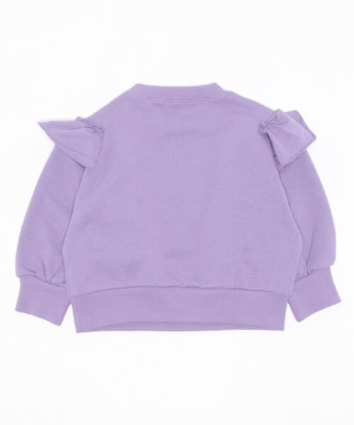 Life Support Products（ライフサポートプロダクツ）の「ボリュームフリルトレーナー（80～150cm）（スウェット・キッズ・レッド/ラベンダー/チャコール/オフホワイト・80/90/95/100/110/120/130/140/150）」の9枚目の写真