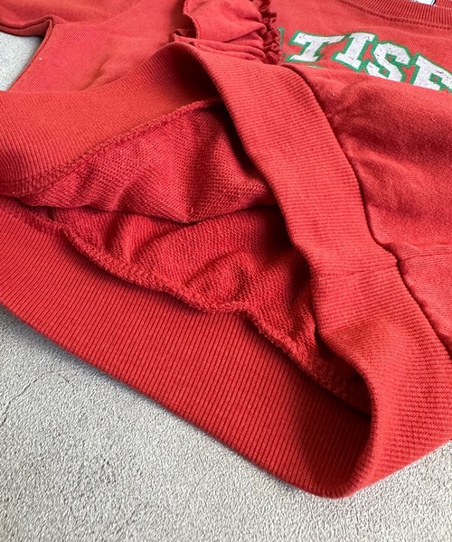 Life Support Products（ライフサポートプロダクツ）の「ボリュームフリルトレーナー（80～150cm）（スウェット・キッズ・レッド/ラベンダー/チャコール/オフホワイト・80/90/95/100/110/120/130/140/150）」の7枚目の写真