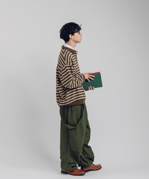 MUHET（ミュエータ）の「【２WAY仕様】サスペンダー付きミリタリーパンツ（その他パンツ・レディース・オフホワイト/カーキ・X-LARGE/MEDIUM/SMALL）」の17枚目の写真