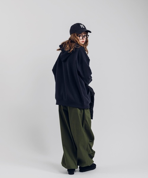 MUHET（ミュエータ）の「【２WAY仕様】サスペンダー付きミリタリーパンツ（その他パンツ・レディース・オフホワイト/カーキ・X-LARGE/MEDIUM/SMALL）」の12枚目の写真