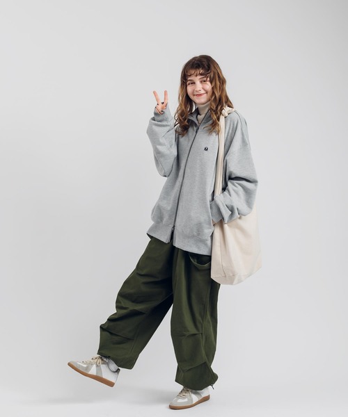 MUHET（ミュエータ）の「【２WAY仕様】サスペンダー付きミリタリーパンツ（その他パンツ・レディース・オフホワイト/カーキ・X-LARGE/MEDIUM/SMALL）」の13枚目の写真