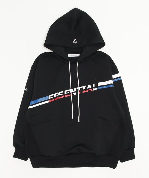 ダブルスタンダードクロージング キャノンループ裏起毛プルオーバー 黒 ダブルスタンダードクロージング キャノンループ裏起毛プル