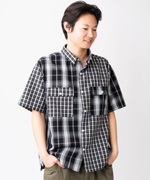 2WAYスナップボタン半袖シャツ