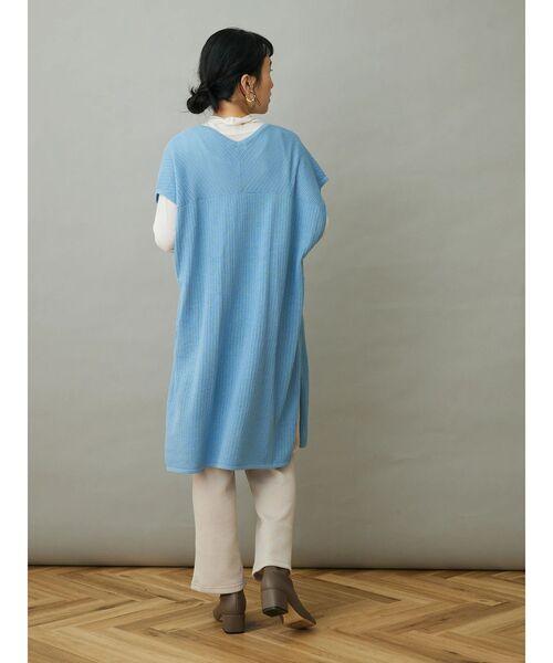 CRAFT STANDARD BOUTIQUE（クラフトスタンダードブティック）の「ジレニットワンピース（ワンピース・レディース・イエロー/ブラック/サックスブルー・FREE）」の20枚目の写真