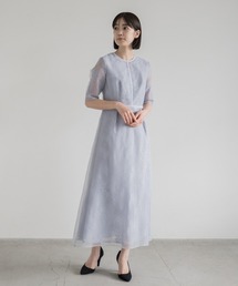 kaene（カエン）の「シアーレースパイピングドレス（ワンピース）」 - WEAR