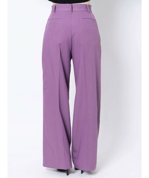 EVRIS（エヴリス）の「タックワイドパンツ【セットアップ着用可能】（その他パンツ・レディース・パープル/ブラック/グレー・SMALL/MEDIUM）」の22枚目の写真