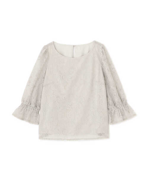 PROPORTION BODY DRESSING（プロポーションボディドレッシング）の「チュールエンブロイダリーブラウス / 1213110306（シャツ/ブラウス・レディース・ピンク/グレー/カーキ・MEDIUM/SMALL）」の10枚目の写真