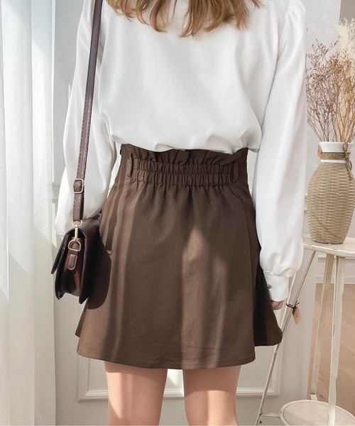 apres jour（アプレジュール）の「フレアスカパン【ZOZOTOWN限定アイテム】（スカート・レディース・ダークブラウン/ブラック・X-LARGE/フリー）」の18枚目の写真