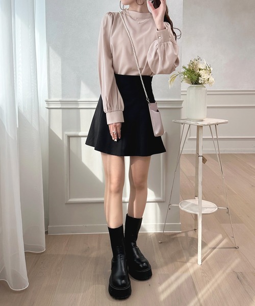 apres jour（アプレジュール）の「フレアスカパン【ZOZOTOWN限定アイテム】（スカート・レディース・ダークブラウン/ブラック・X-LARGE/フリー）」の11枚目の写真