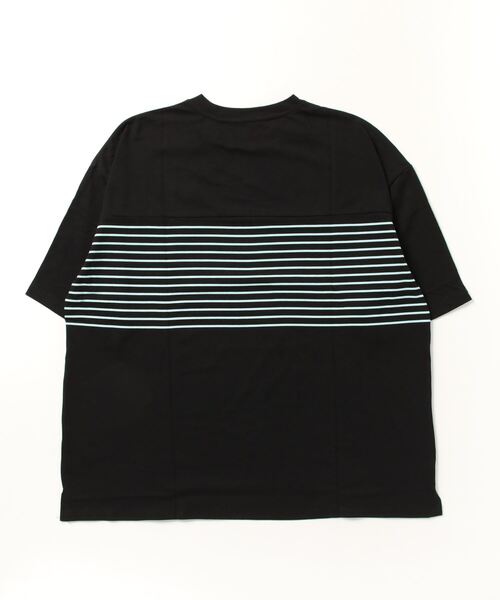 Subciety（サブサエティ）の「WIDE BORDER TEE（Tシャツ/カットソー・メンズ・グリーン/ホワイト/ブラック・MEDIUM/LARGE/X-LARGE）」の11枚目の写真