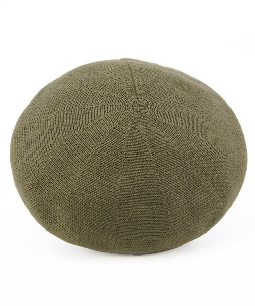 polcadot（ポルカドット）の「リネン サーモ ベレー帽(チョボなし)（ハンチング/ベレー帽・レディース・ライトグレー/ブラック/カーキ/アイボリー・FREE）」の4枚目の写真