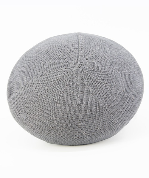 polcadot（ポルカドット）の「リネン サーモ ベレー帽(チョボなし)（ハンチング/ベレー帽・レディース・ライトグレー/ブラック/カーキ/アイボリー・FREE）」の8枚目の写真