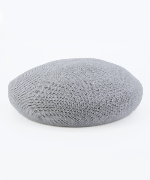 polcadot（ポルカドット）の「リネン サーモ ベレー帽(チョボなし)（ハンチング/ベレー帽・レディース・ライトグレー/ブラック/カーキ/アイボリー・FREE）」の7枚目の写真