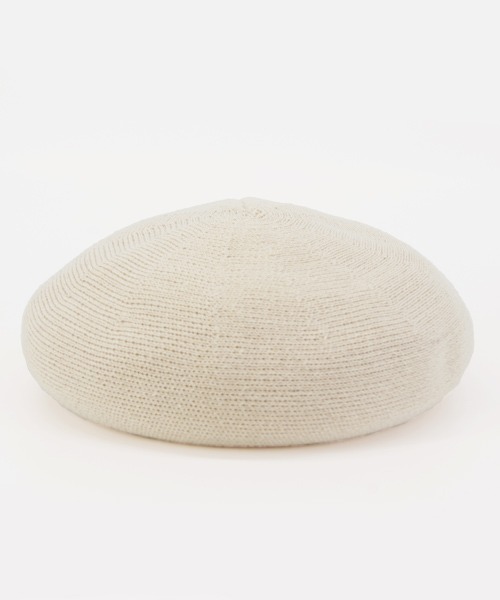 polcadot（ポルカドット）の「リネン サーモ ベレー帽(チョボなし)（ハンチング/ベレー帽・レディース・ライトグレー/ブラック/カーキ/アイボリー・FREE）」の10枚目の写真