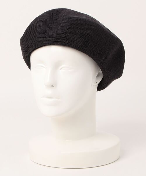 polcadot（ポルカドット）の「リネン サーモ ベレー帽(チョボなし)（ハンチング/ベレー帽・レディース・ライトグレー/ブラック/カーキ/アイボリー・FREE）」の13枚目の写真